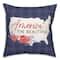 America the Beautiful Plaid Indoor/Outdoor Pillow